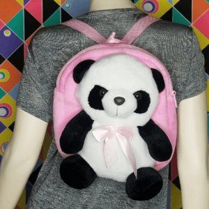 Plush Panda Bear Backpack
